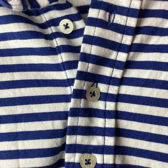 POLO  BY RALPH LAUREN GOLF VINTAGE LISLE MEN LARGE POLO SHIRT PIMA COTTON - Picture 3 of 13